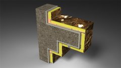 超薄瓷砖——造型檐竖剖节点